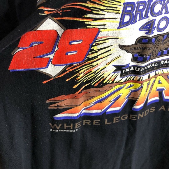Vintage Nascar T-Shirt Brickyard 400 Inaugural Race Ernie Irvan Indianapolis - Picture 4 of 10
